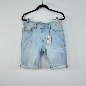 Calvin Klein Light Wash Denim Shorts